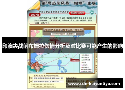 印澳决战前布姆拉伤情分析及对比赛可能产生的影响
